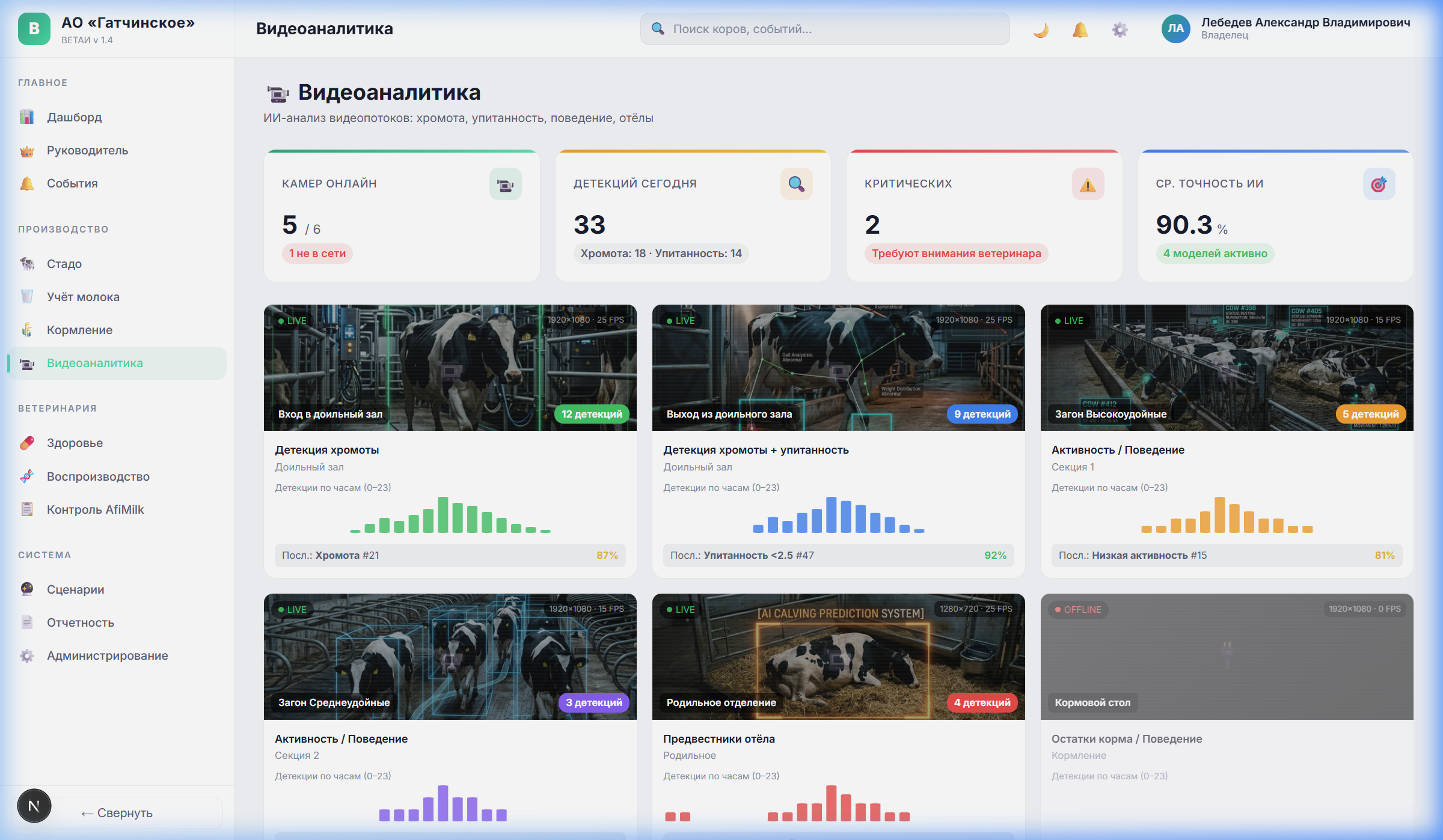 Видеоаналитика ВЕТАИ